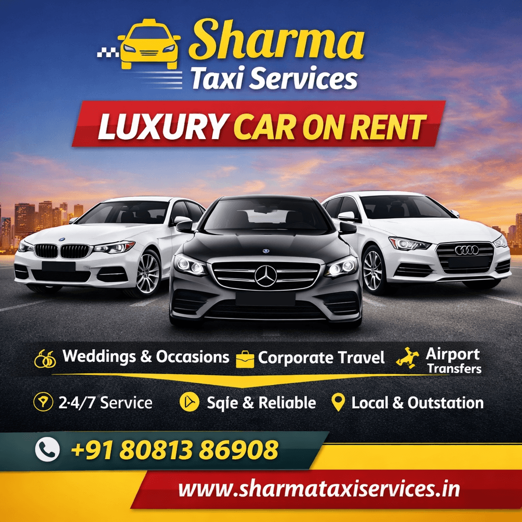 Luxury car on rent in kanpur