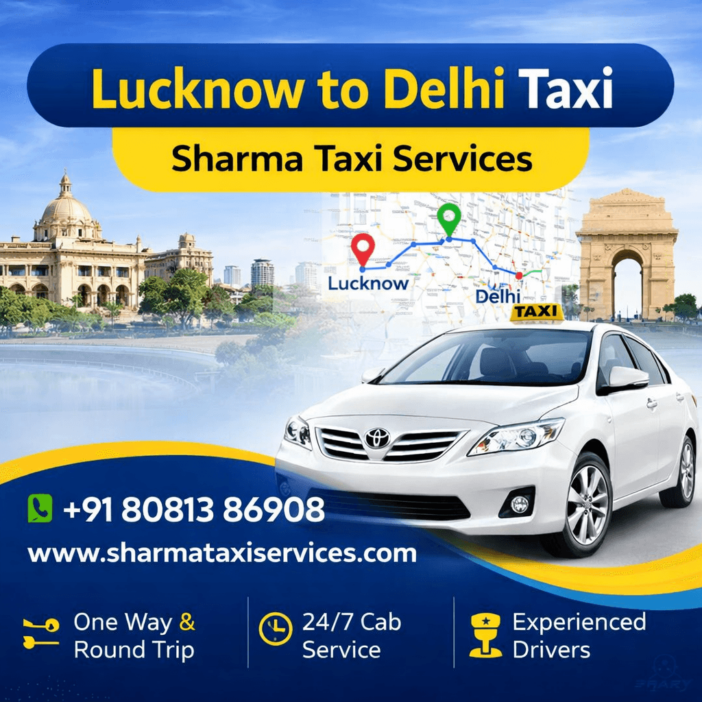Lucknow to delhi taxi