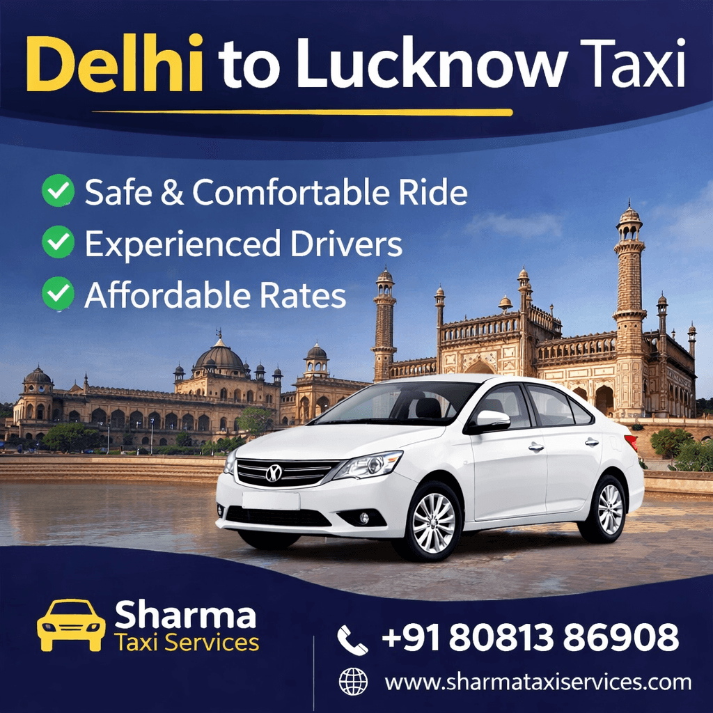 Delhi to lucknow taxi