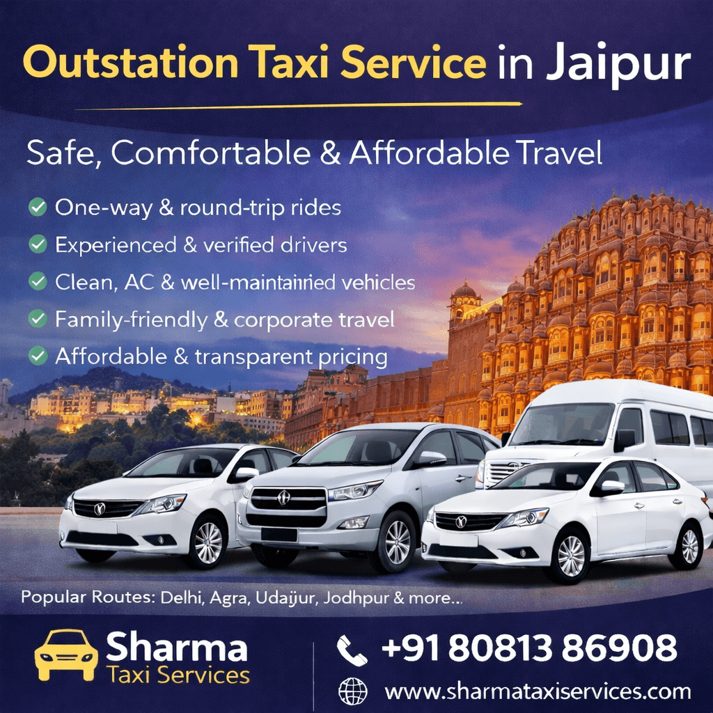 Outstation taxi service in jaipur