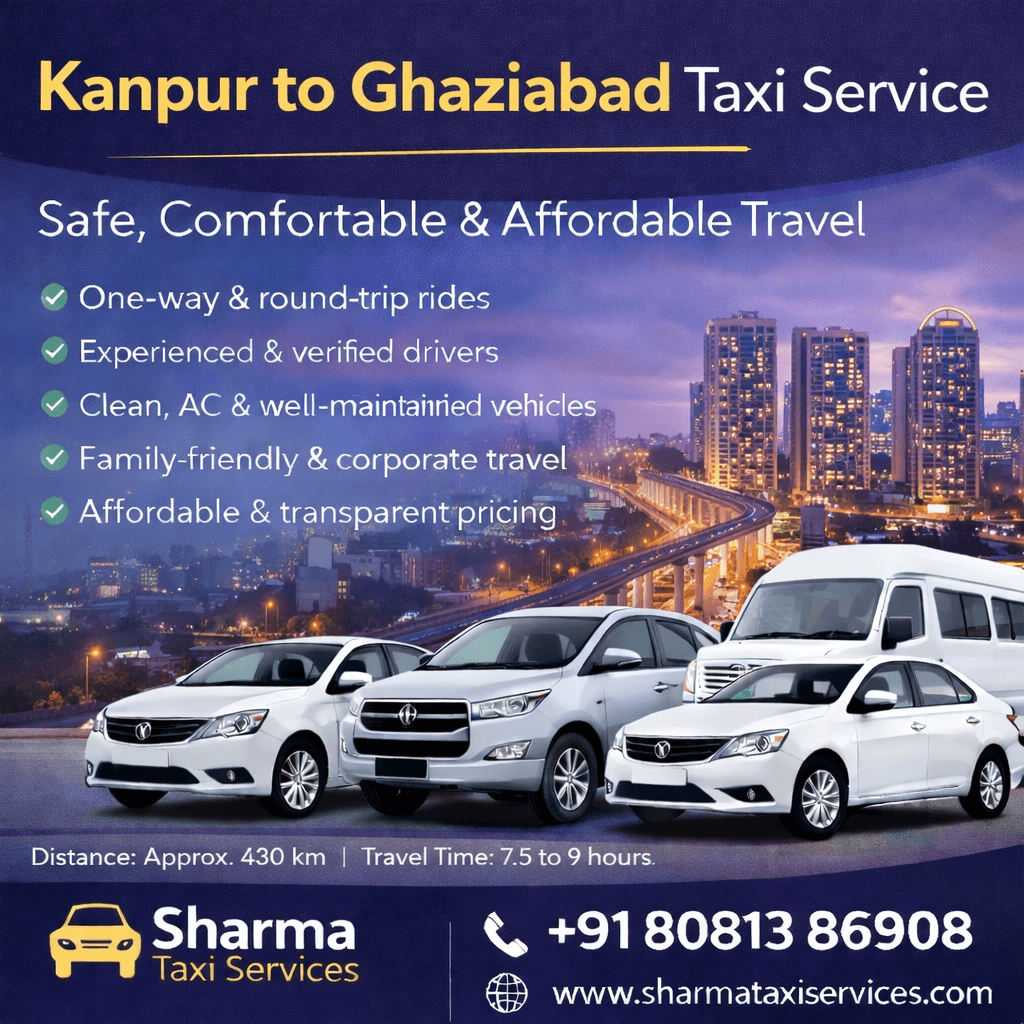 Kanpur to Ghaziabad taxi service 
